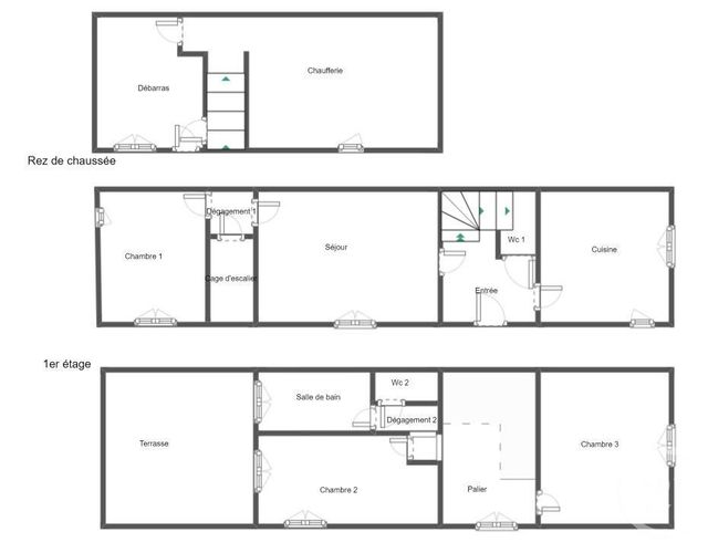 maison à louer - 5 pièces - 96.68 m2 - VITRE - 35 - BRETAGNE - Century 21 A.I.T