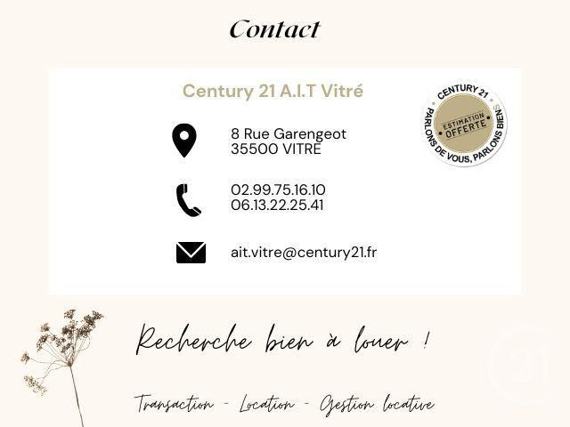 maison à louer - 2 pièces - 42.61 m2 - VAL D IZE - 35 - BRETAGNE - Century 21 A.I.T